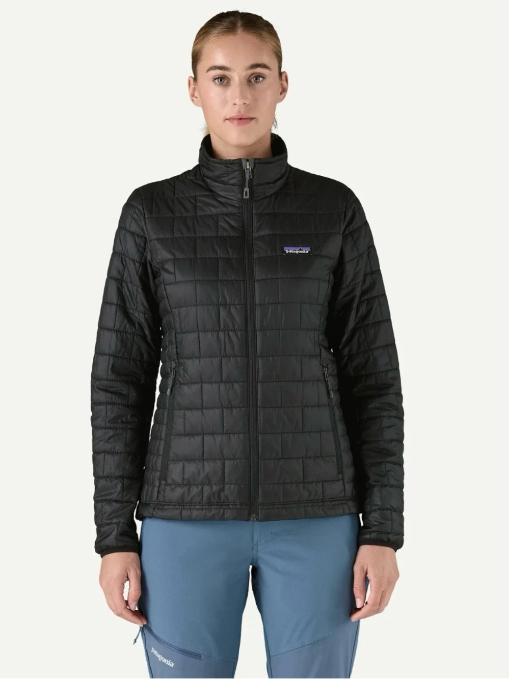 Patagonia Women's Nano Puff Jacket Black Quilted PrimaLoft Size Medium